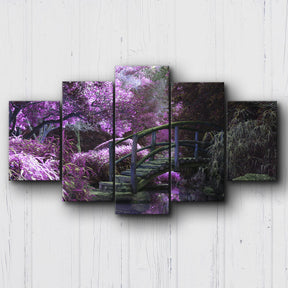 Purple Garden Canvas Sets