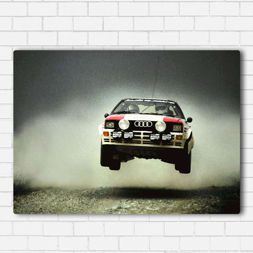 Audi Quattro Rally Jump Canvas Sets