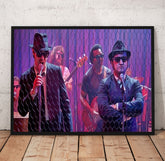 Blues Brothers Rawhide Prints | Far Out Art 