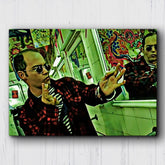 Fear And Loathing Red Woolen Jacket Canvas Sets
