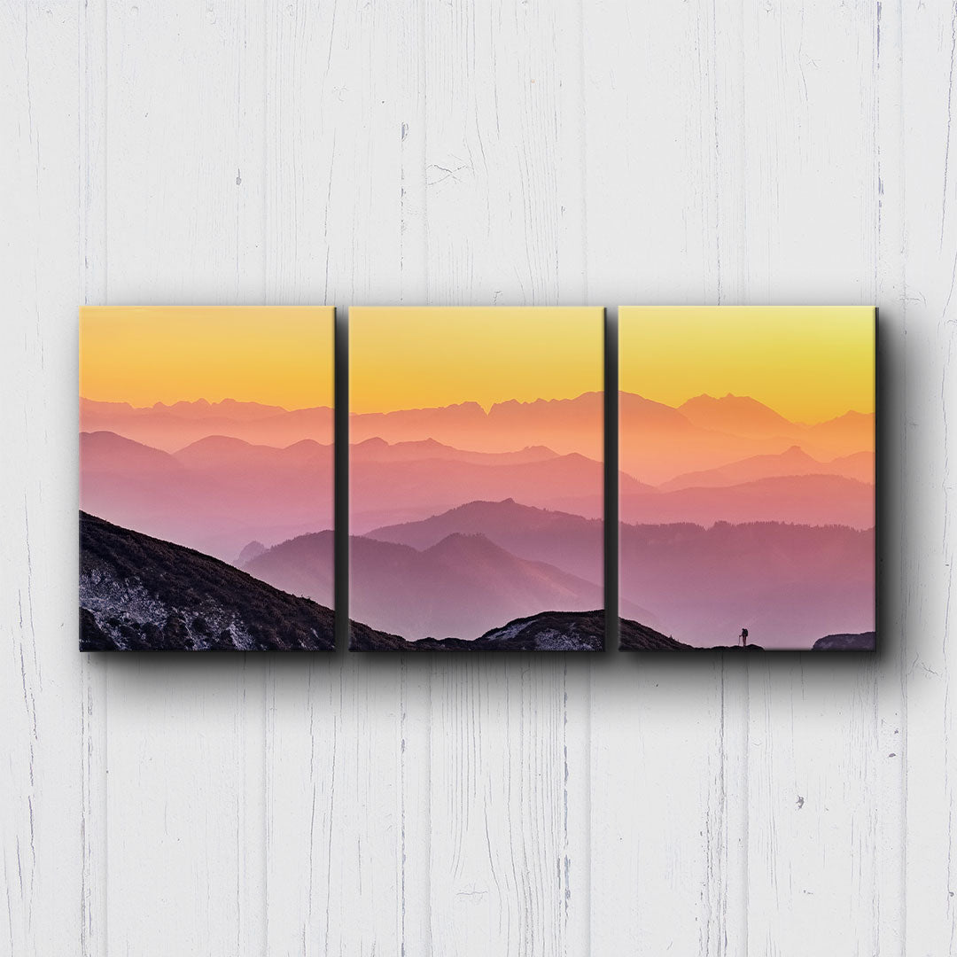 Rocky Mountain Sunset Canvas Sets