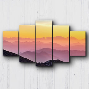 Rocky Mountain Sunset Canvas Sets
