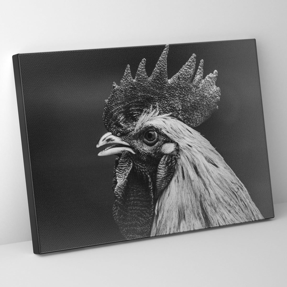 B/W Rooster Prints | Far Out Art 