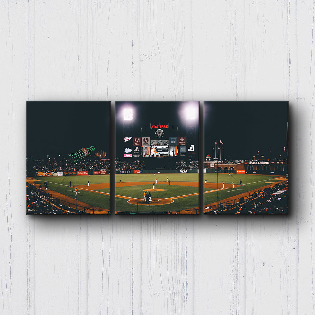 Giants At Night Canvas Sets