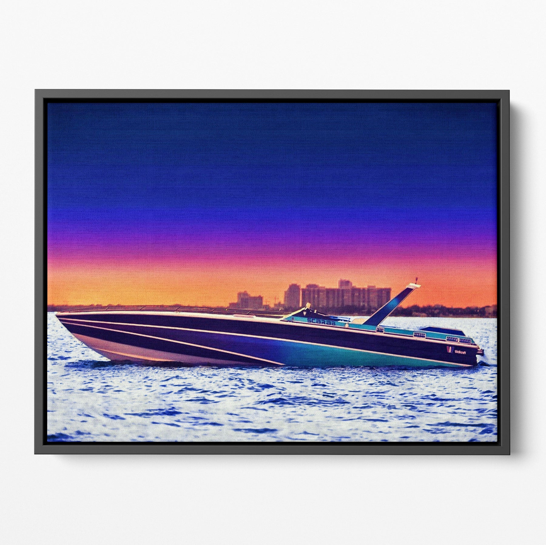 Miami Vice Scarab Poster/Canvas | Far Out Art 