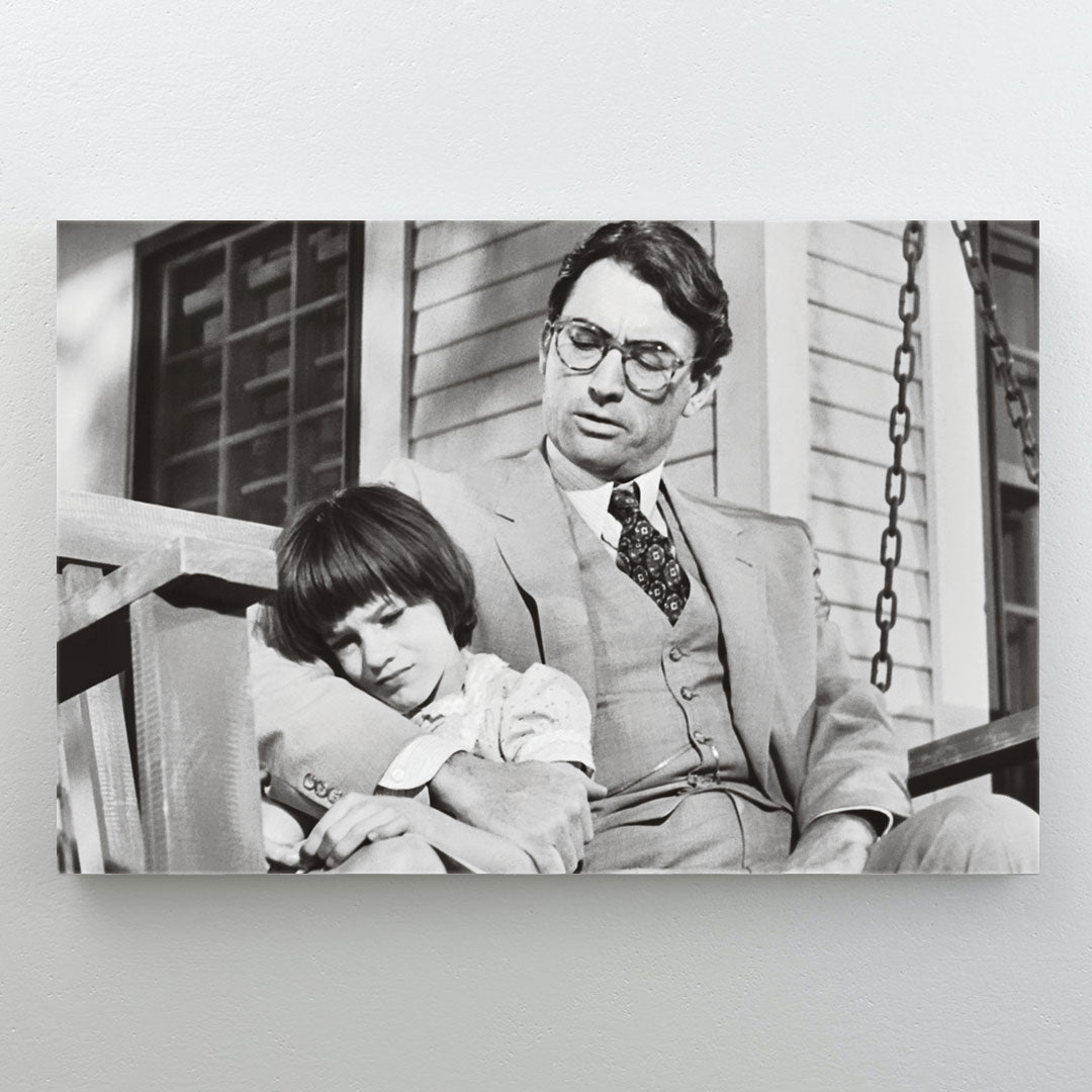 TKAM - Scout & Atticus on Swing Canvas Sets