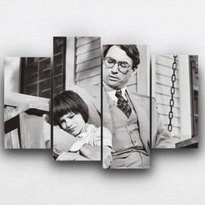 TKAM - Scout & Atticus on Swing Canvas Sets