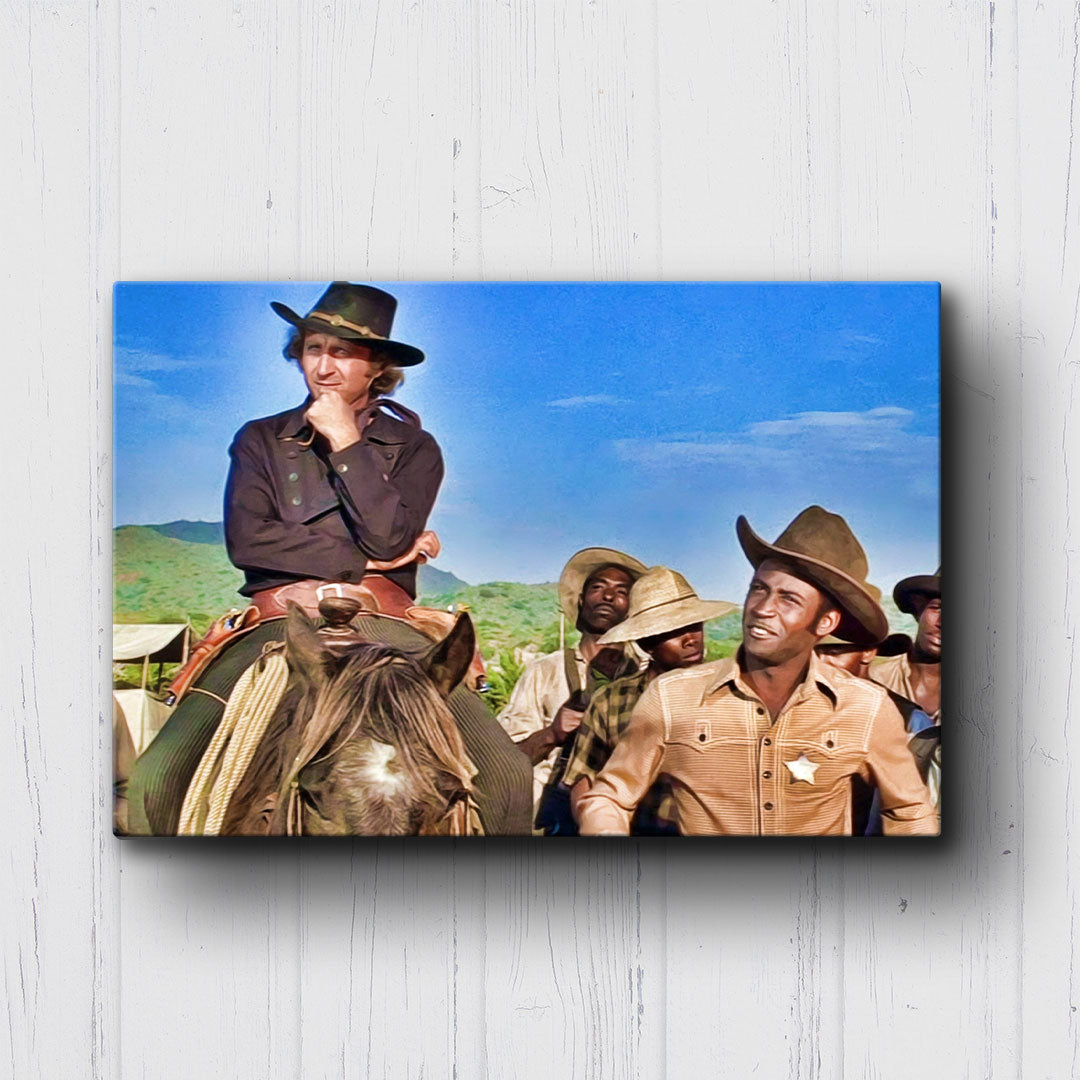 Blazing Saddles Sheriff Of Rock Ridge Canvas Sets