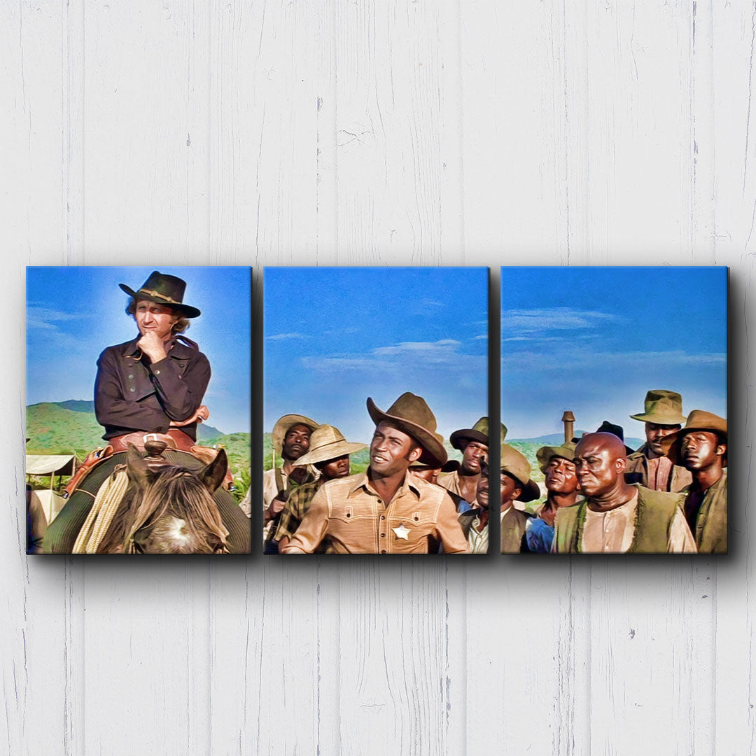 Blazing Saddles Sheriff Of Rock Ridge Canvas Sets