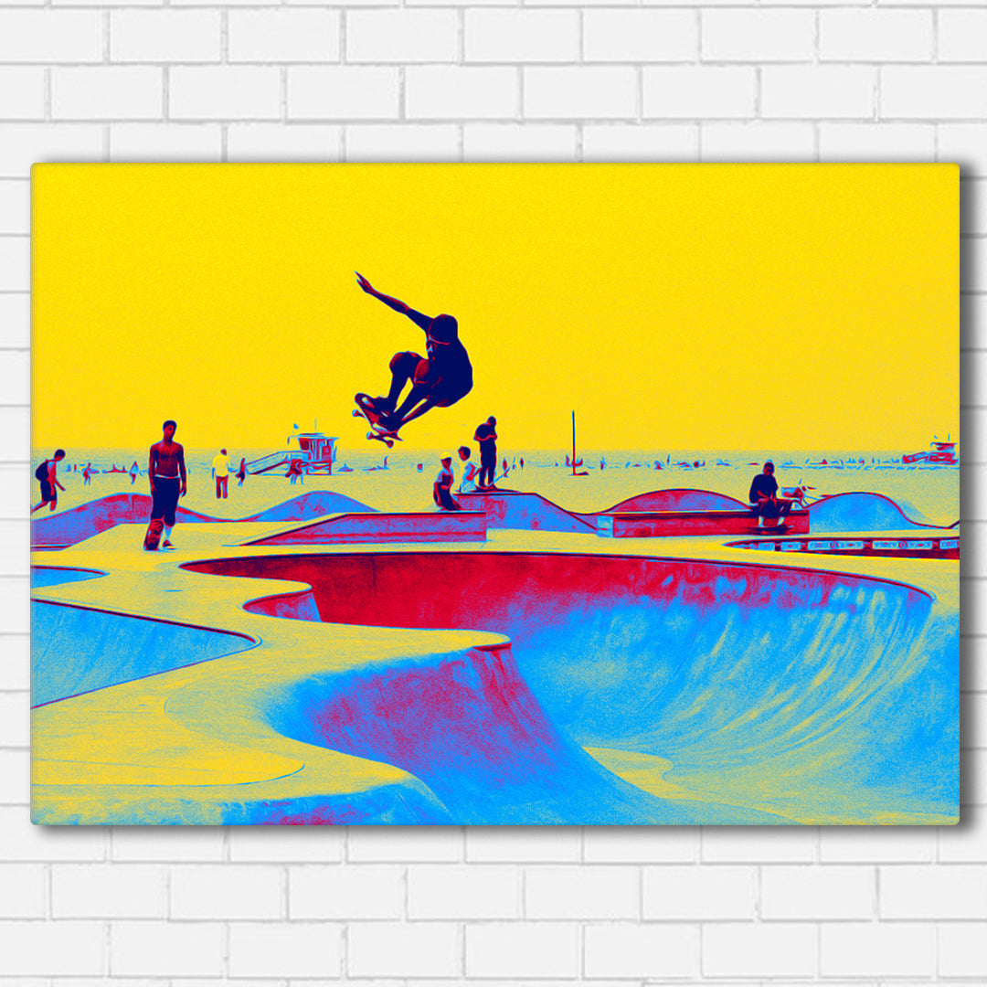 Skate World Canvas SetsWall Art1 PIECE / SMALL / Standard (.75") - Radicalave