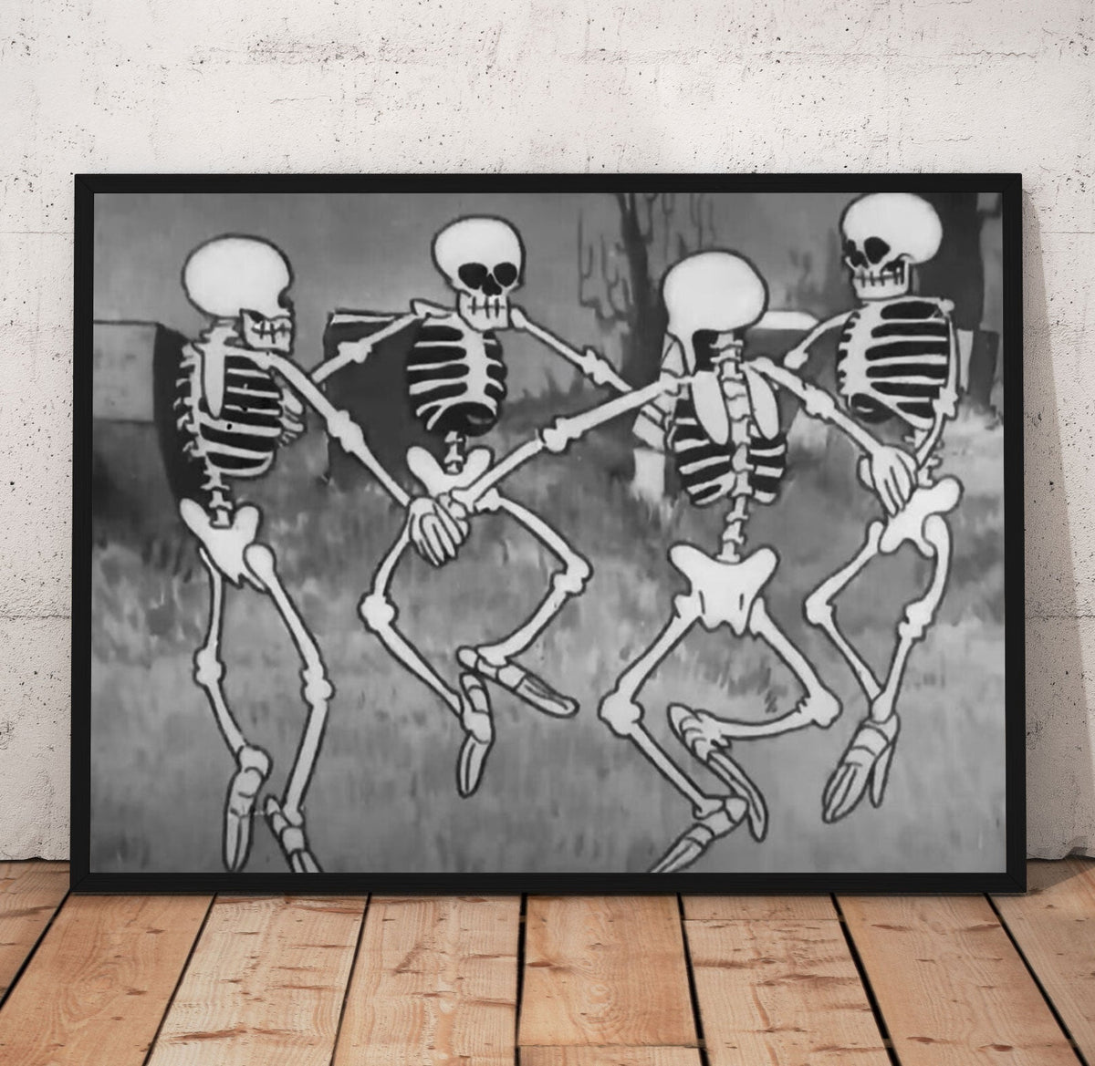 Spooky Scary Skeletons Poster/Canvas | Far Out Art 