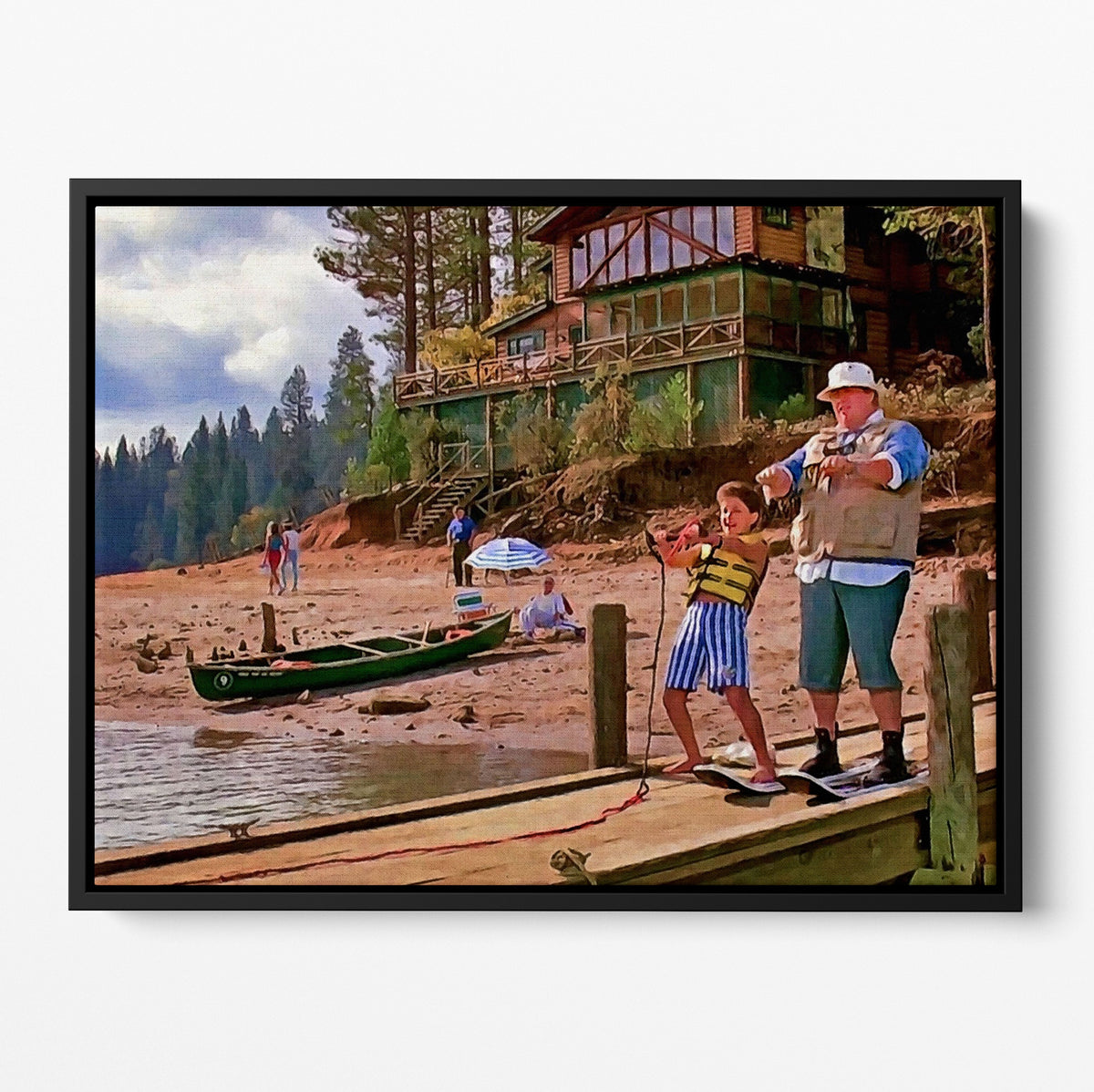 The Great Outdoors Ski Lessons Poster/Canvas | Far Out Art 