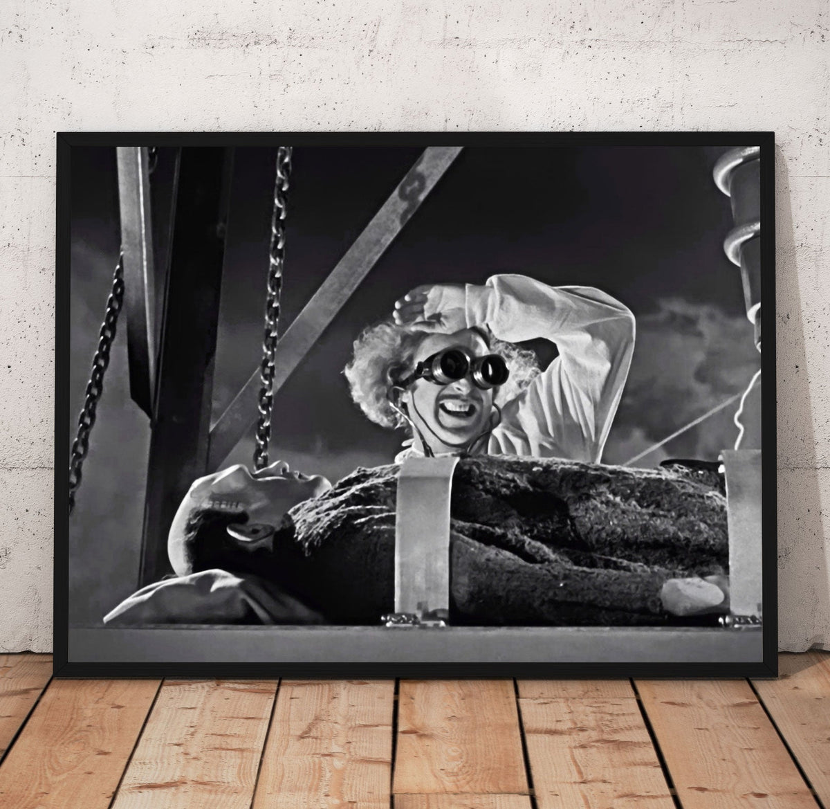 Young Frankenstein Throw The Switch Prints | Far Out Art 