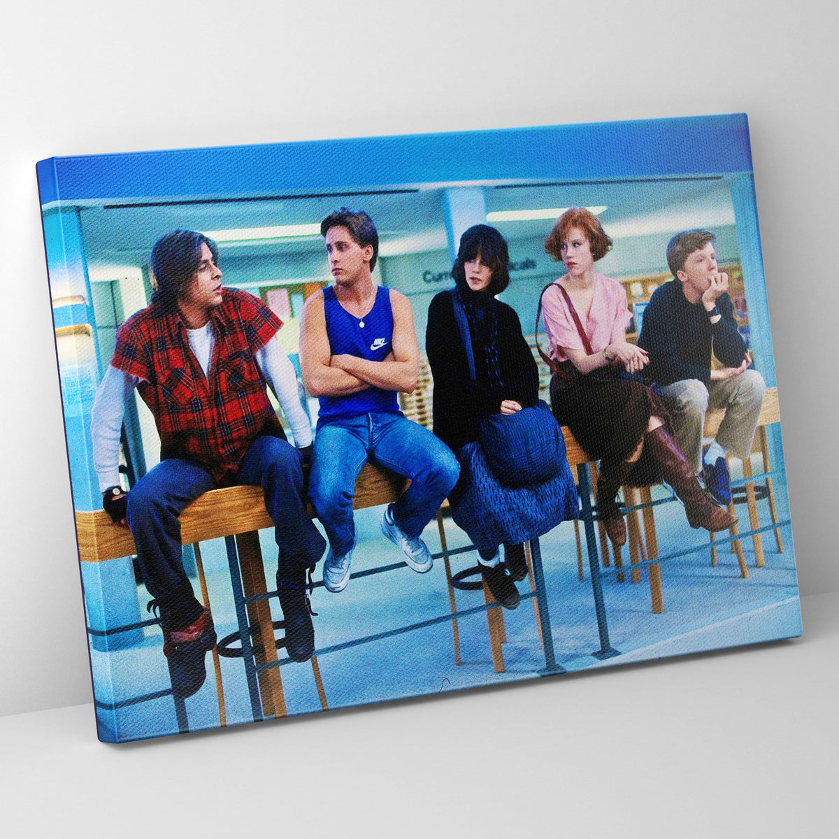 The Breakfast Club Poster/Canvas | Far Out Art 