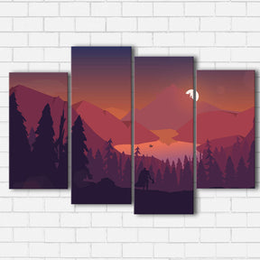 The Red Valley Canvas Sets