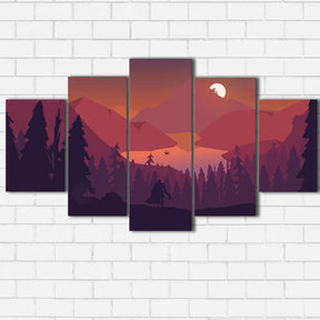 The Red Valley Canvas Sets