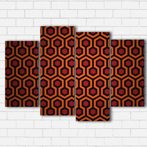 The Shining Carpet Canvas SetsWall Art4 PIECE / SMALL / Standard (.75") - Radicalave