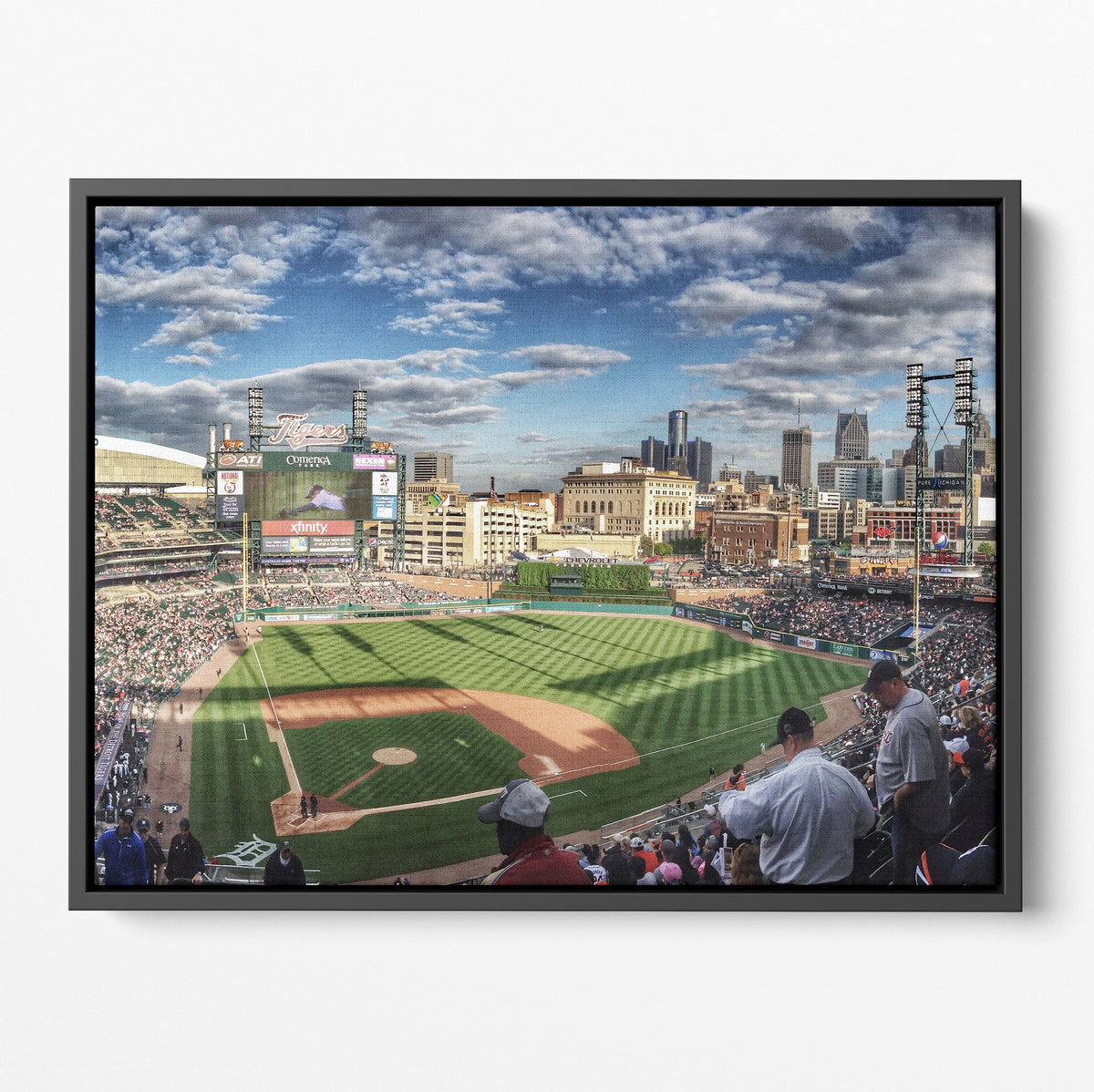 Tigers Stadium Poster/Canvas | Far Out Art 