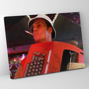 Fear And Loathing Time To Go Poster/Canvas | Far Out Art 