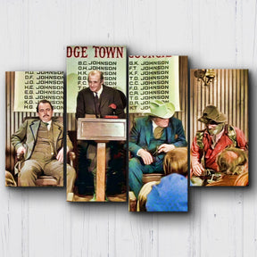 Blazing Saddles Town Counsel Canvas Sets