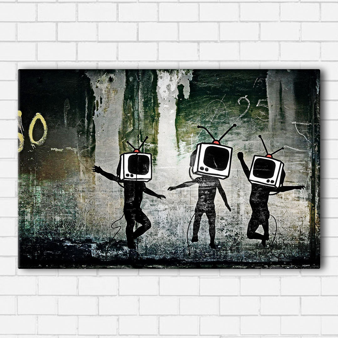 Banksy TV Generation Canvas Sets