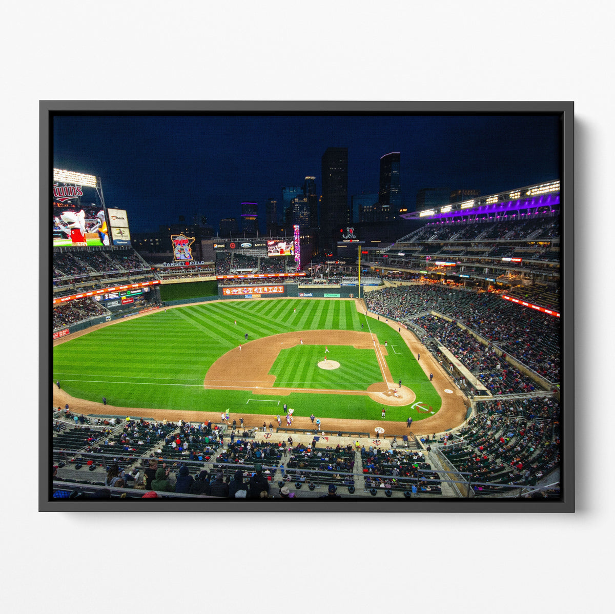 Twins Stadium Poster/Canvas | Far Out Art 