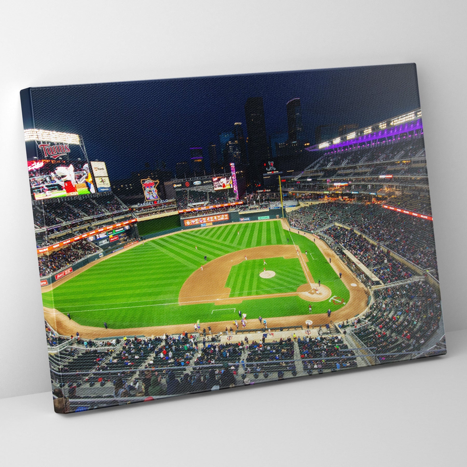 Twins Stadium Poster/Canvas | Far Out Art 