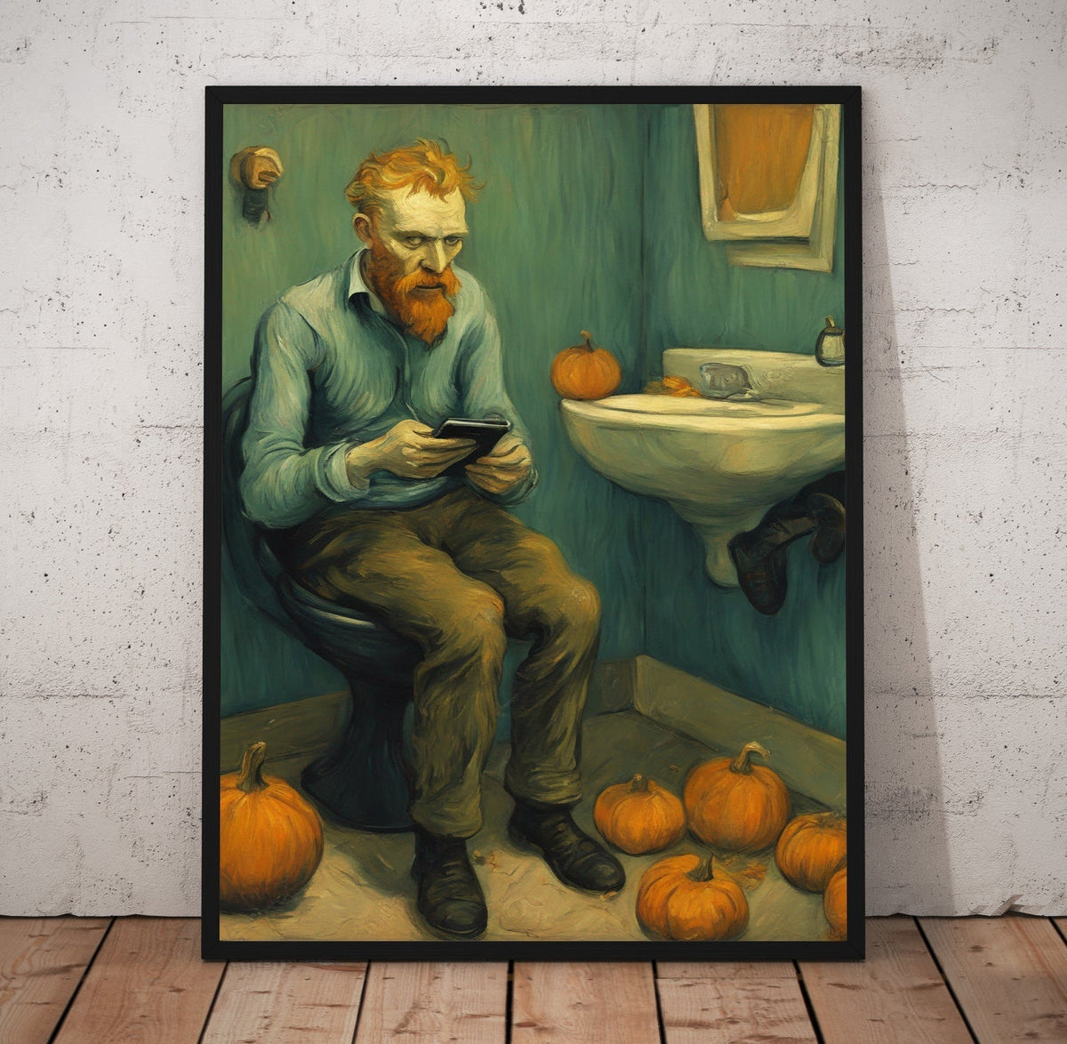 Van Gogh Bathroom Poster/Canvas | Far Out Art 