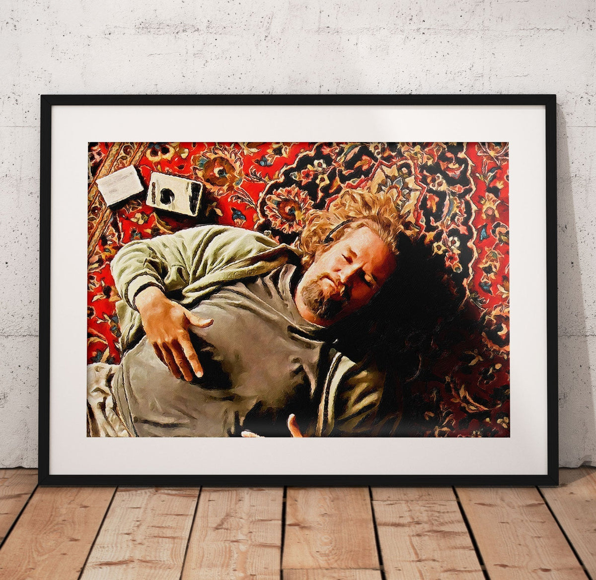 The Big Lebowski Vibing Poster/Canvas | Far Out Art 