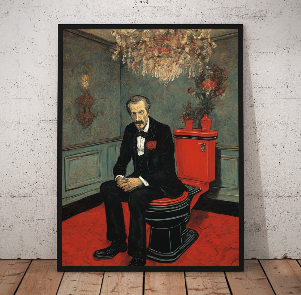 Vincent Price Bathroom Poster/Canvas | Far Out Art 