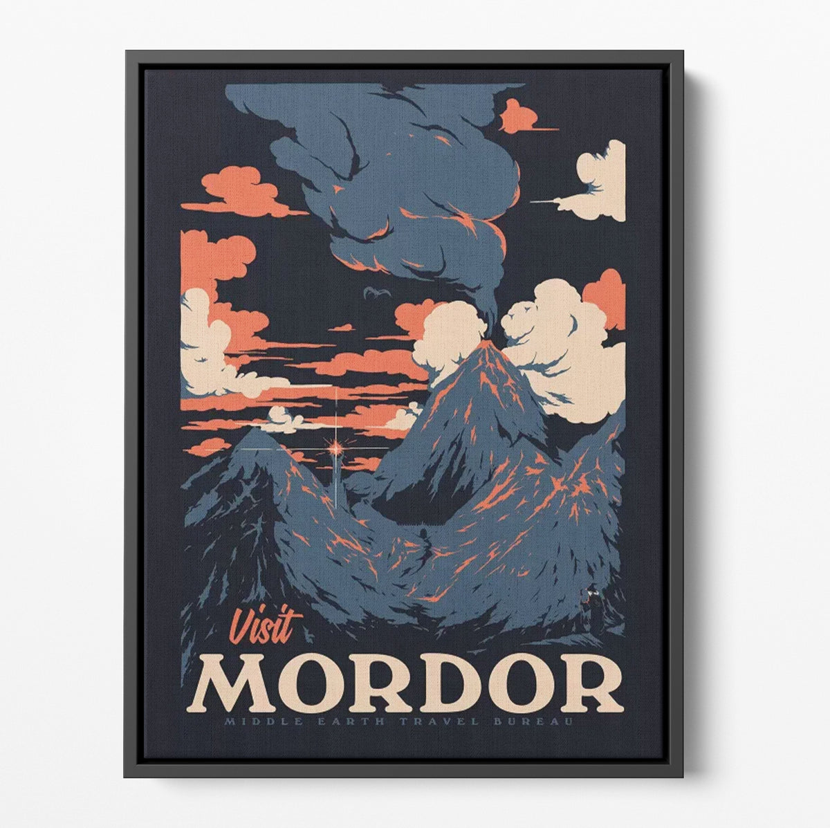 Visit Mordor Poster/Canvas | Far Out Art 