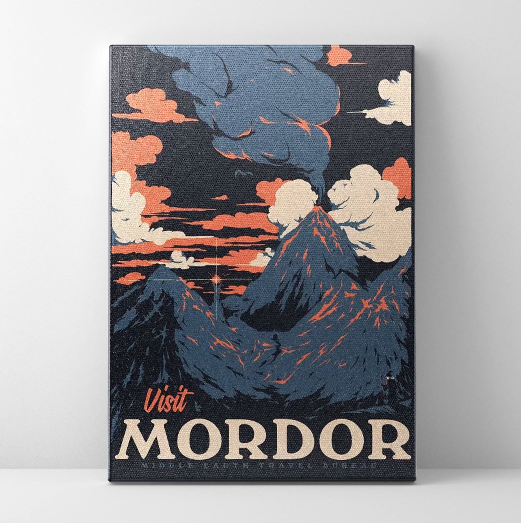 Visit Mordor Poster/Canvas | Far Out Art 