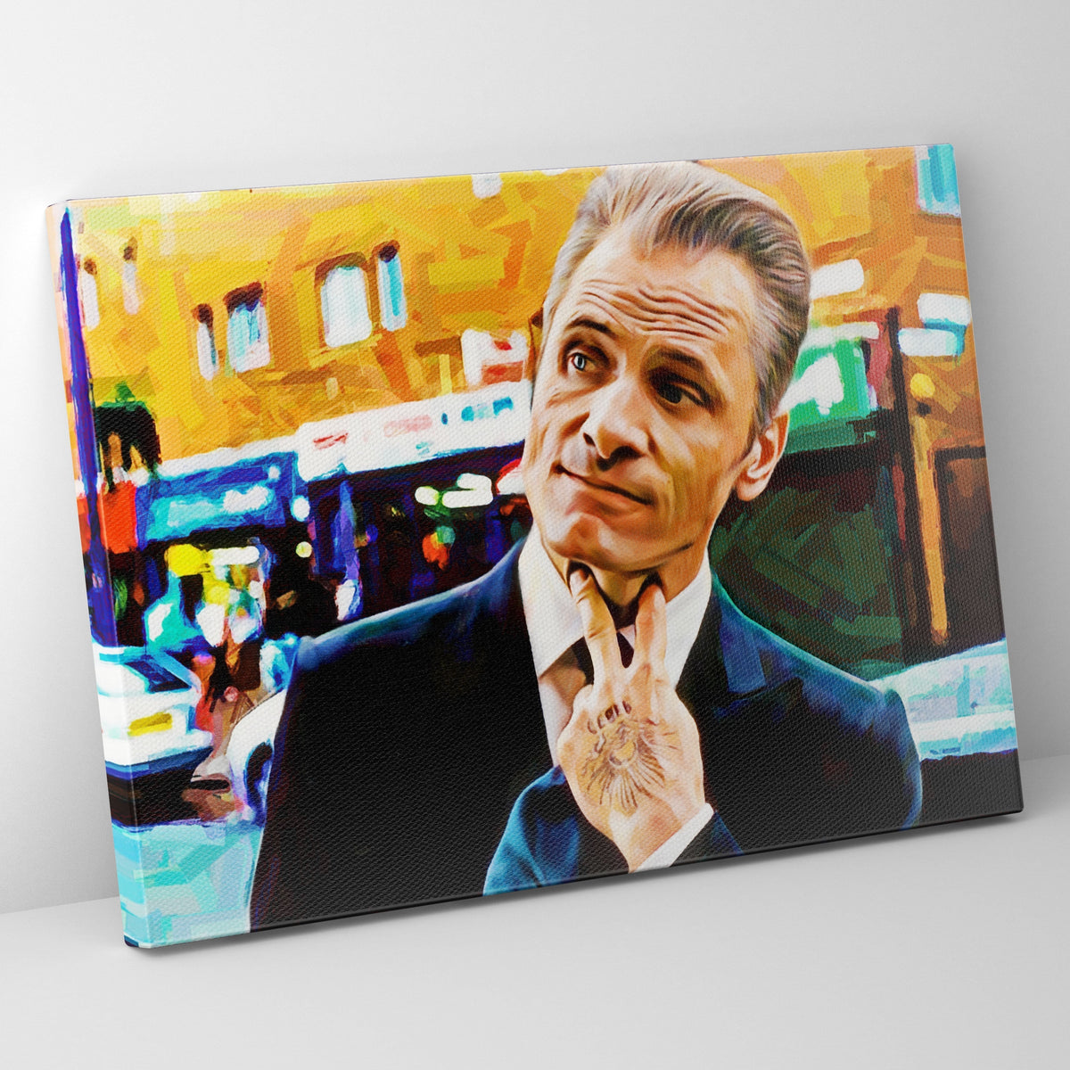 Eastern Promises Warning Color Wall Art | Far Out Art 