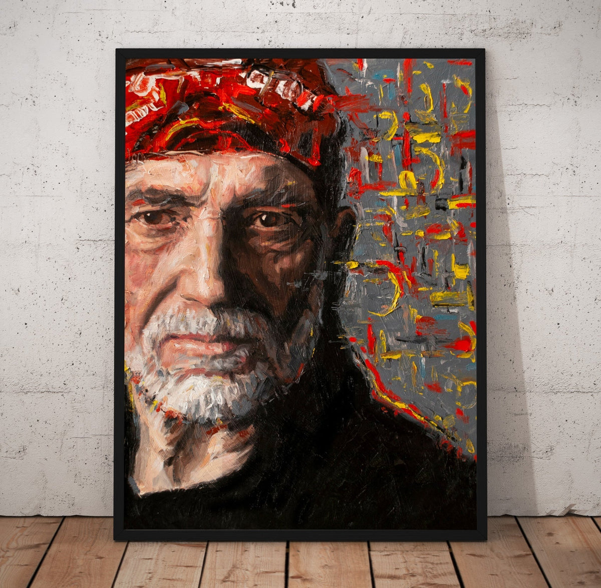 Willie Nelson Poster/Canvas | Far Out Art 