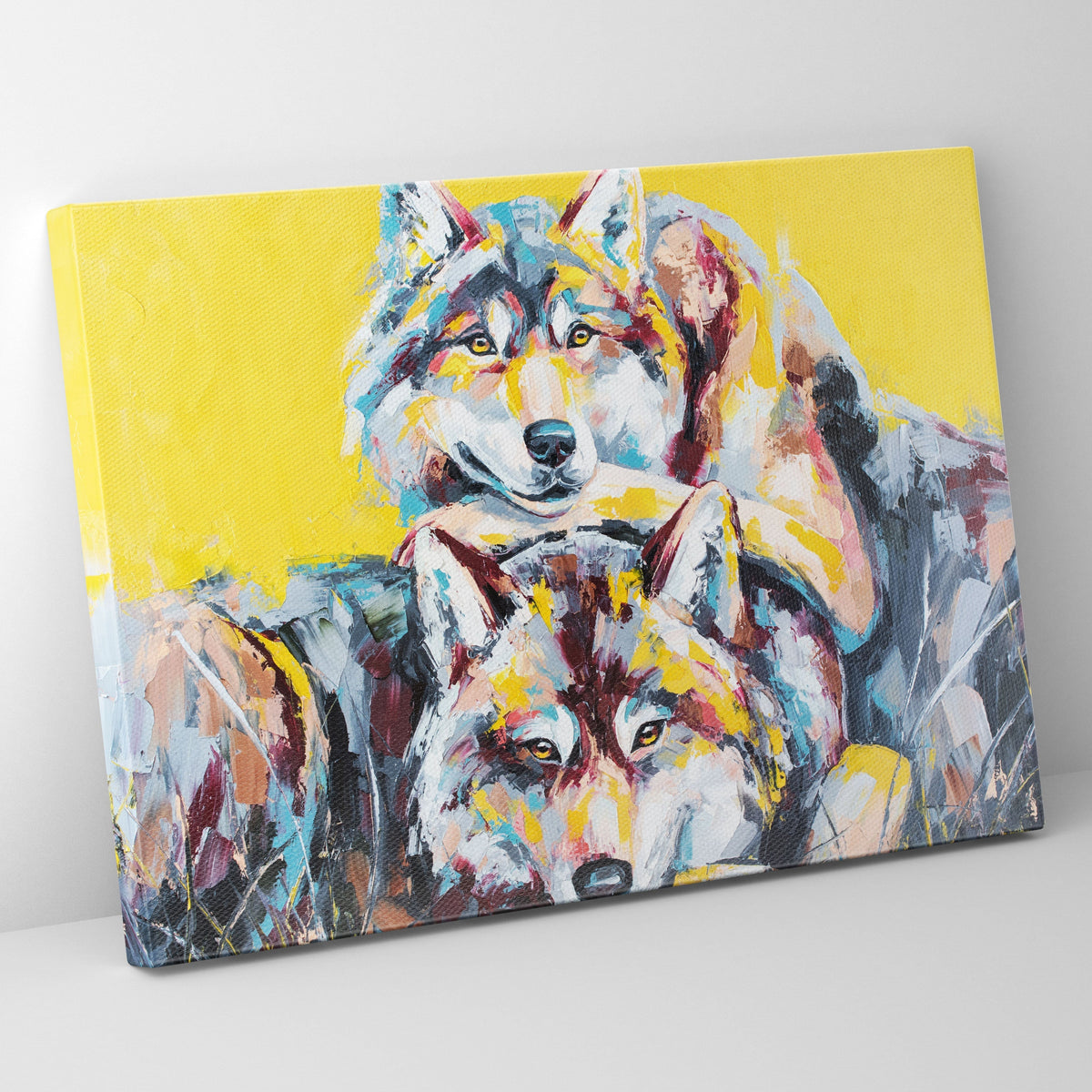 Wolf Pack Color Splash Prints | Far Out Art 
