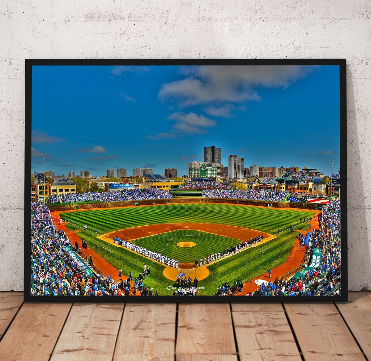 Wrigley Field Poster/Canvas | Far Out Art 